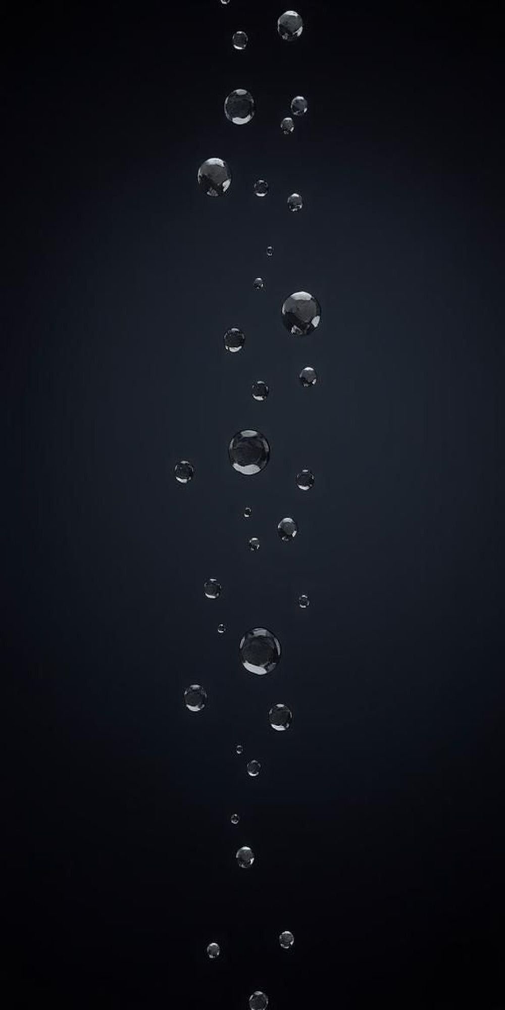 Molten Chrome Drips Over Charcoal Background