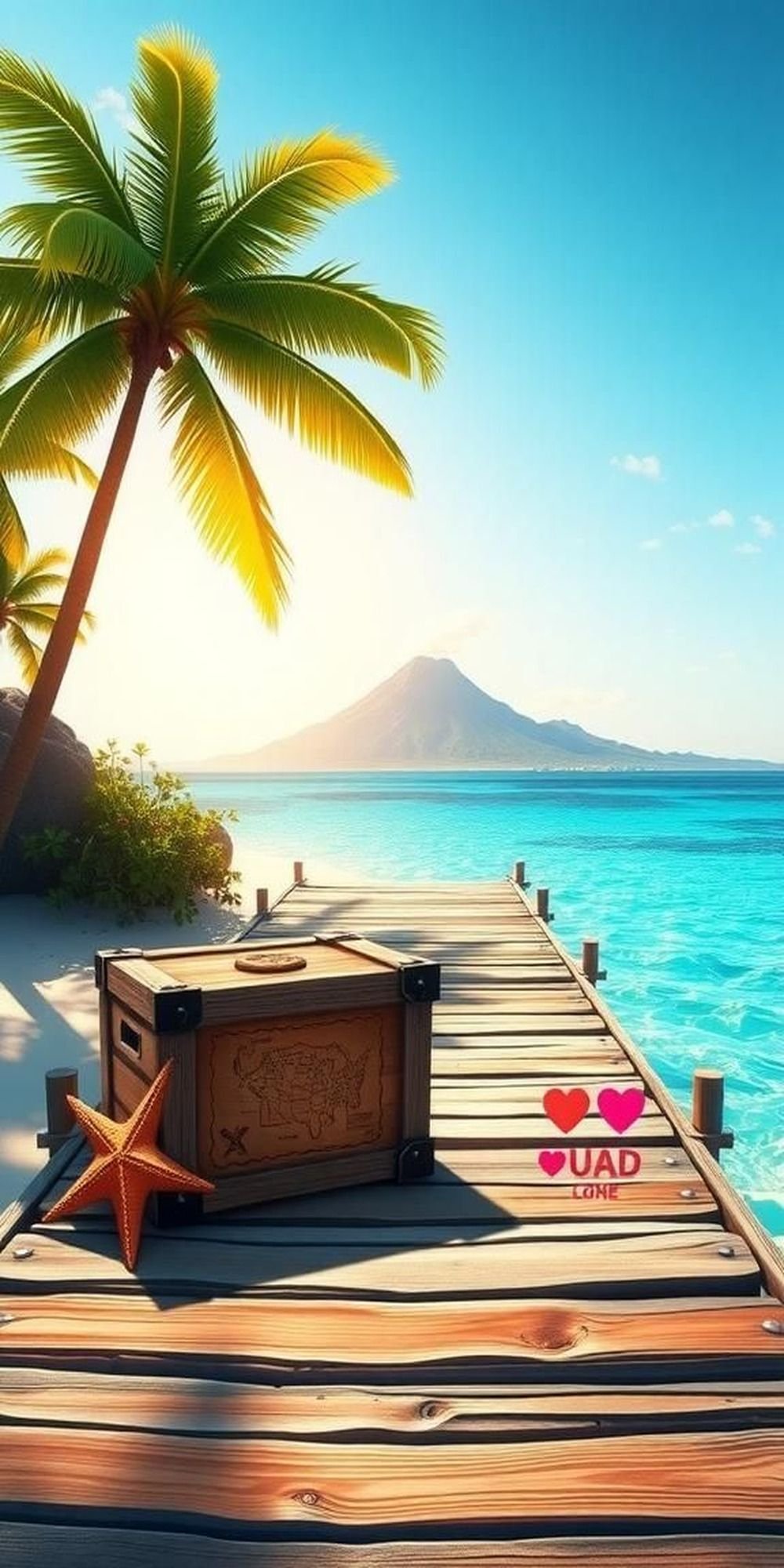 Tropical Island Beach HUD From Pixel Adventure