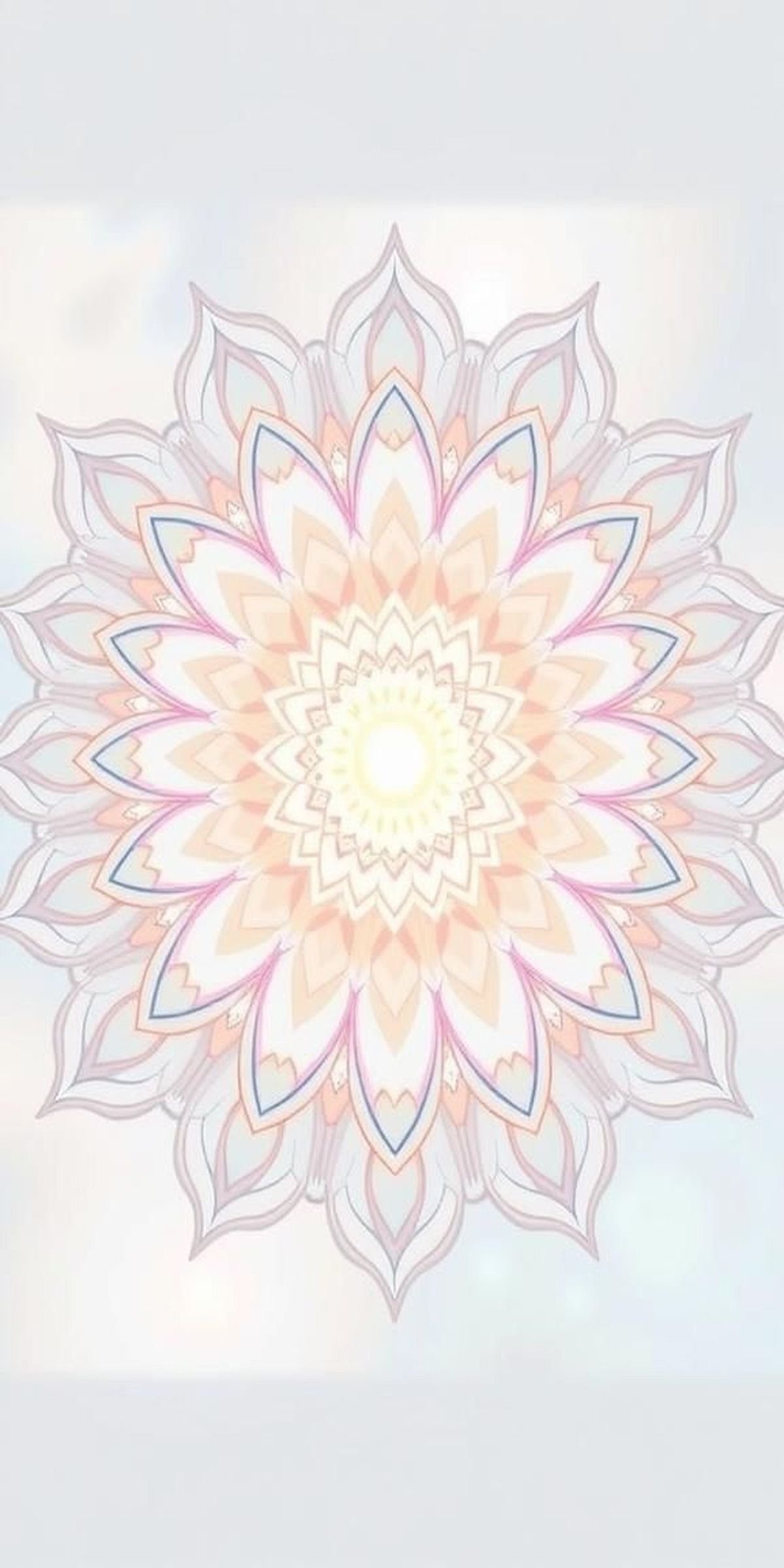 Lotus Mandala Lattice With Opal Haze