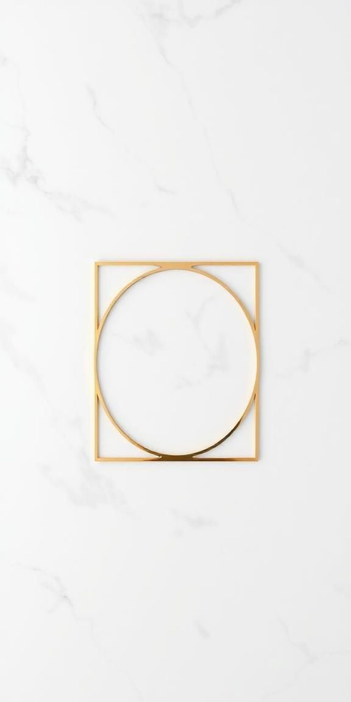 Marble Altar Grid With Gold Inlay Lines