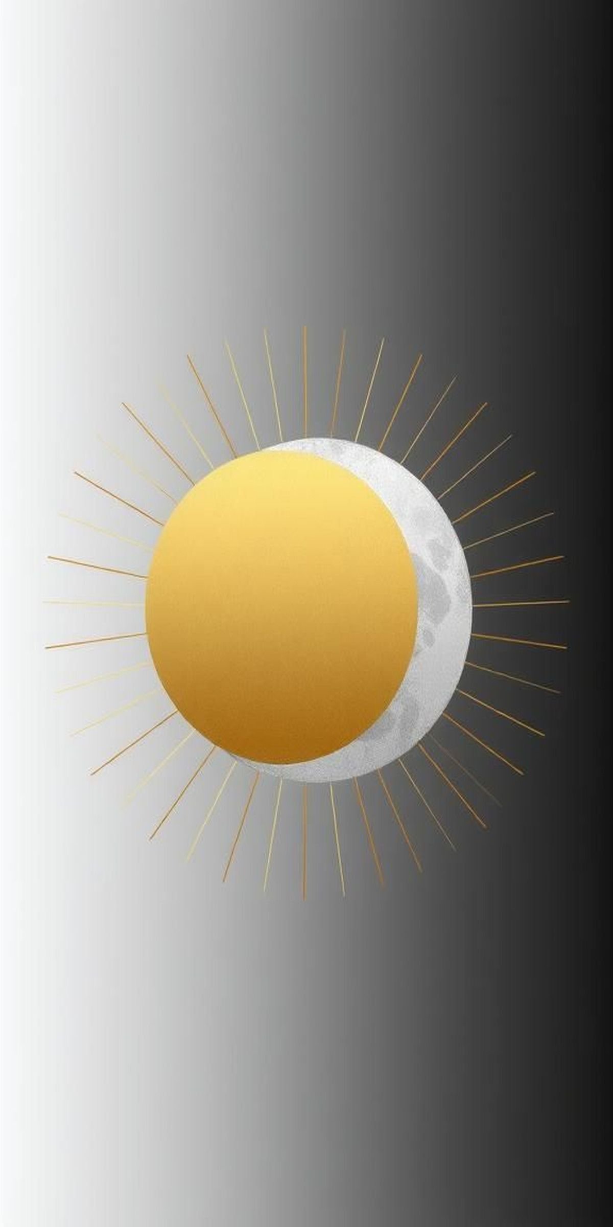 Solar And Lunar Rays With Geometric Arcs