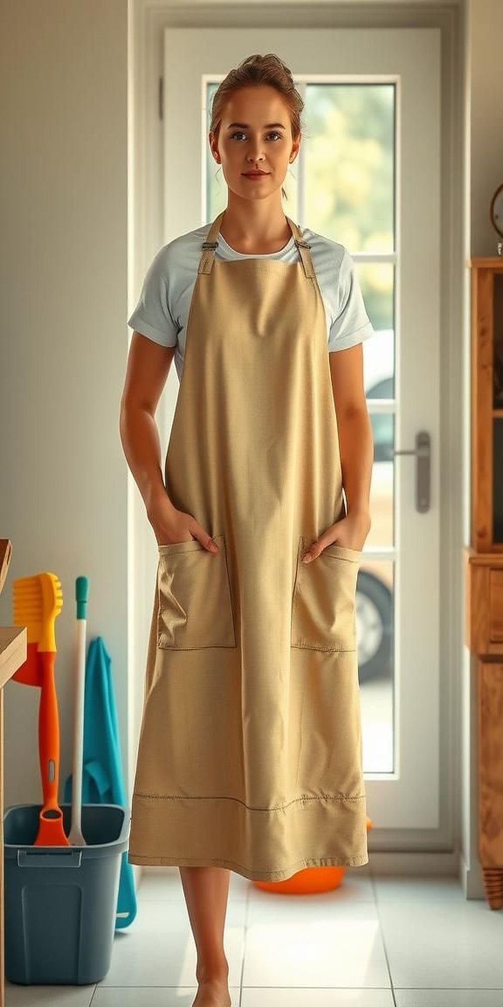 Aprons With Pockets For Handy Storage