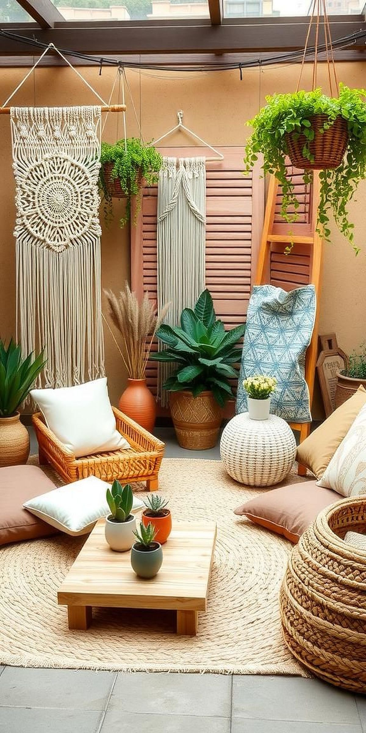 Bohemian Style With Macramé And Earthy Tones