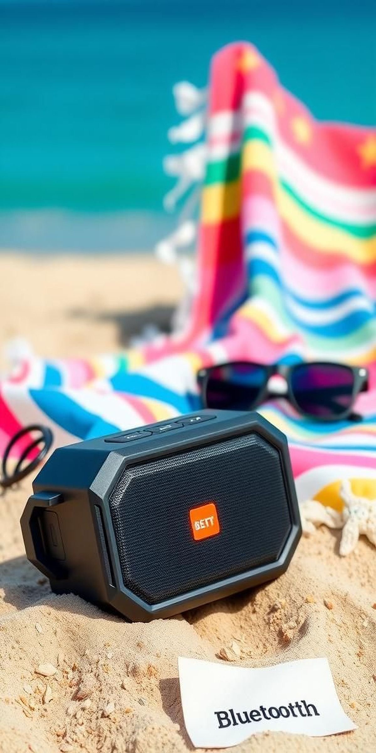 Portable Bluetooth Speaker For Beach Tunes
