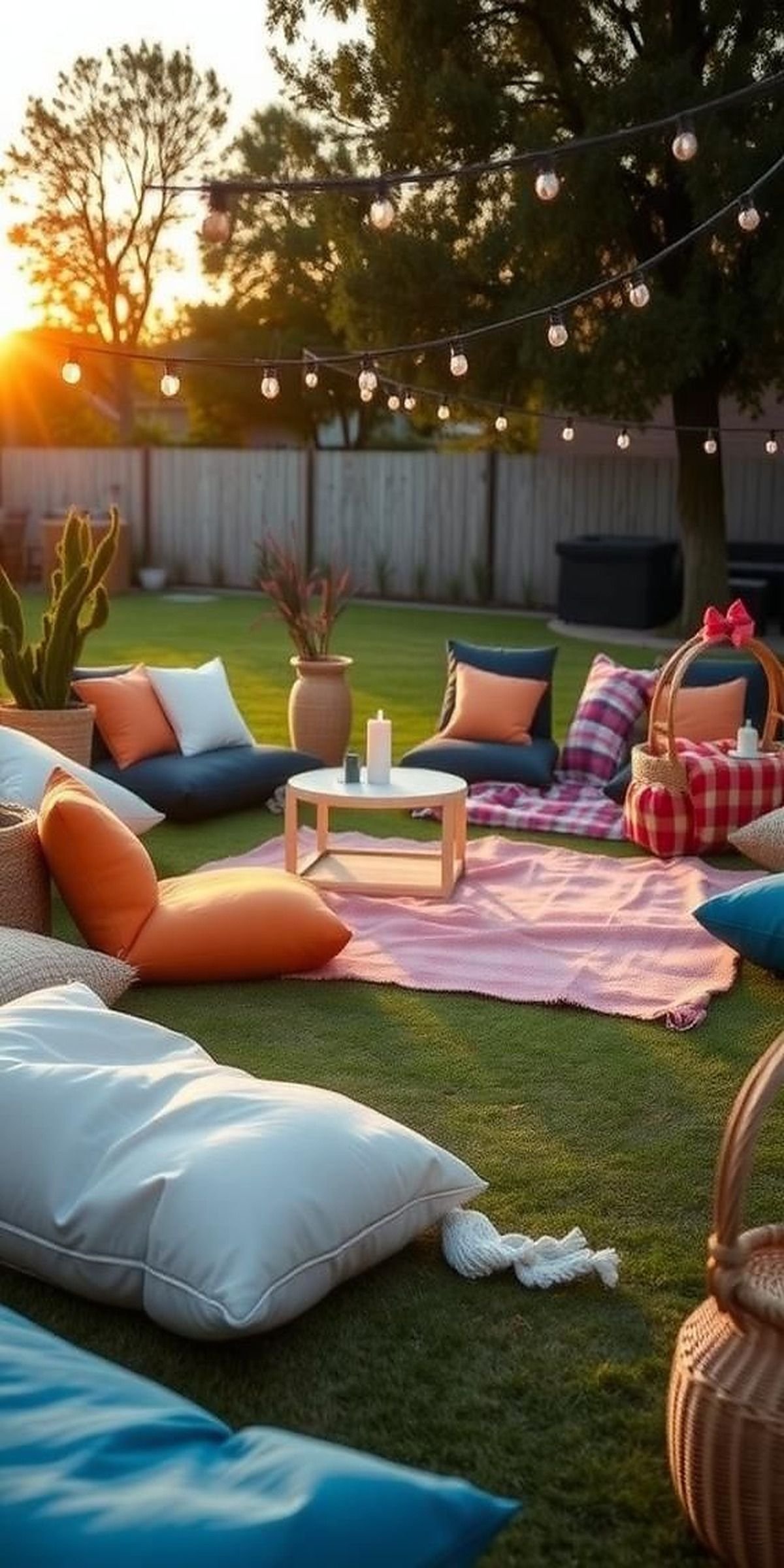 Create Cozy Seating Areas With Blankets And Pillows