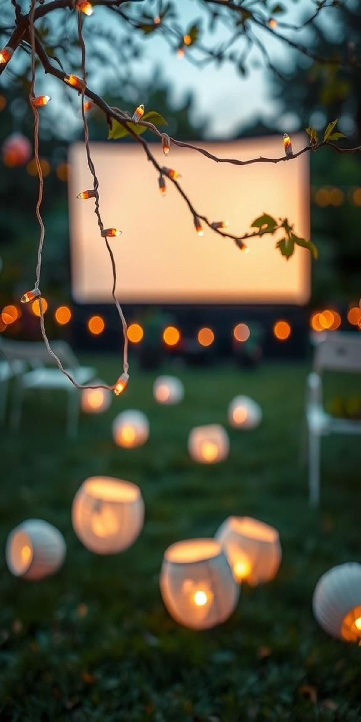 Incorporate Fairy Lights And Lanterns For Ambiance