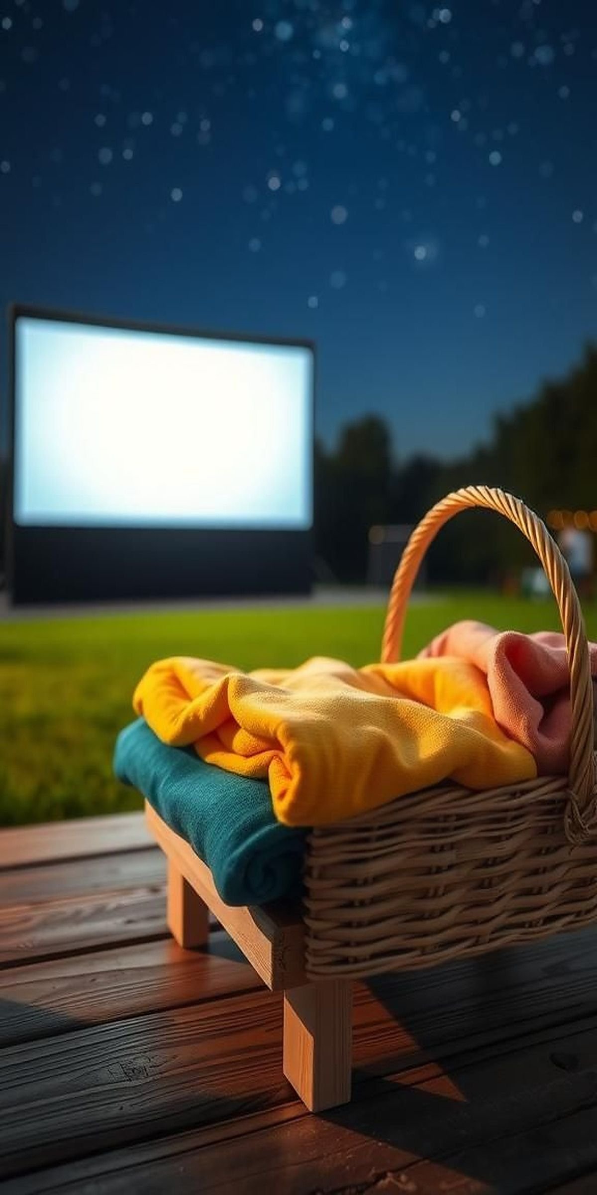 Offer Warm Blankets For Cooler Night Air