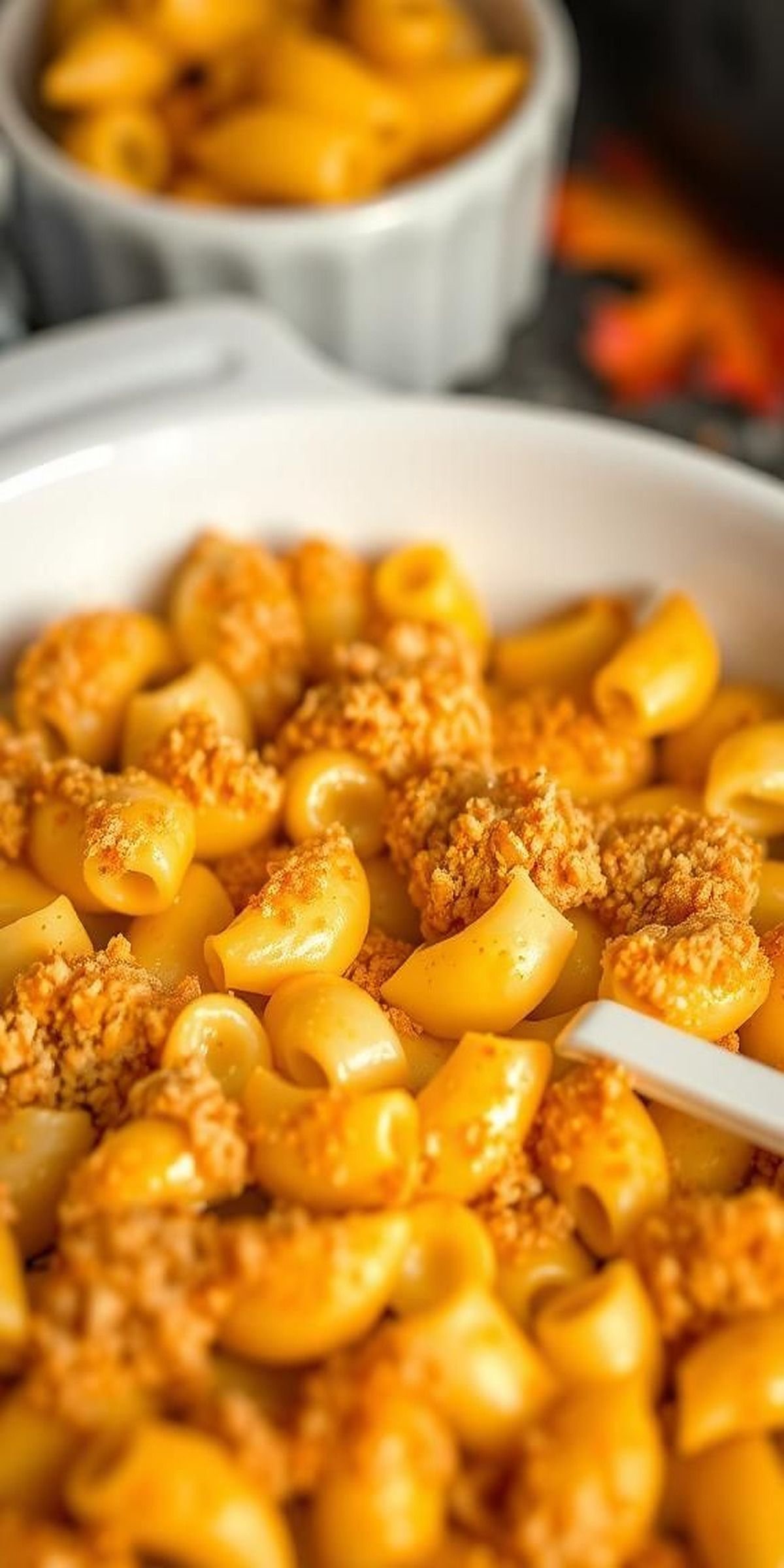 Cheesy Baked Macaroni With Toasted Breadcrumbs