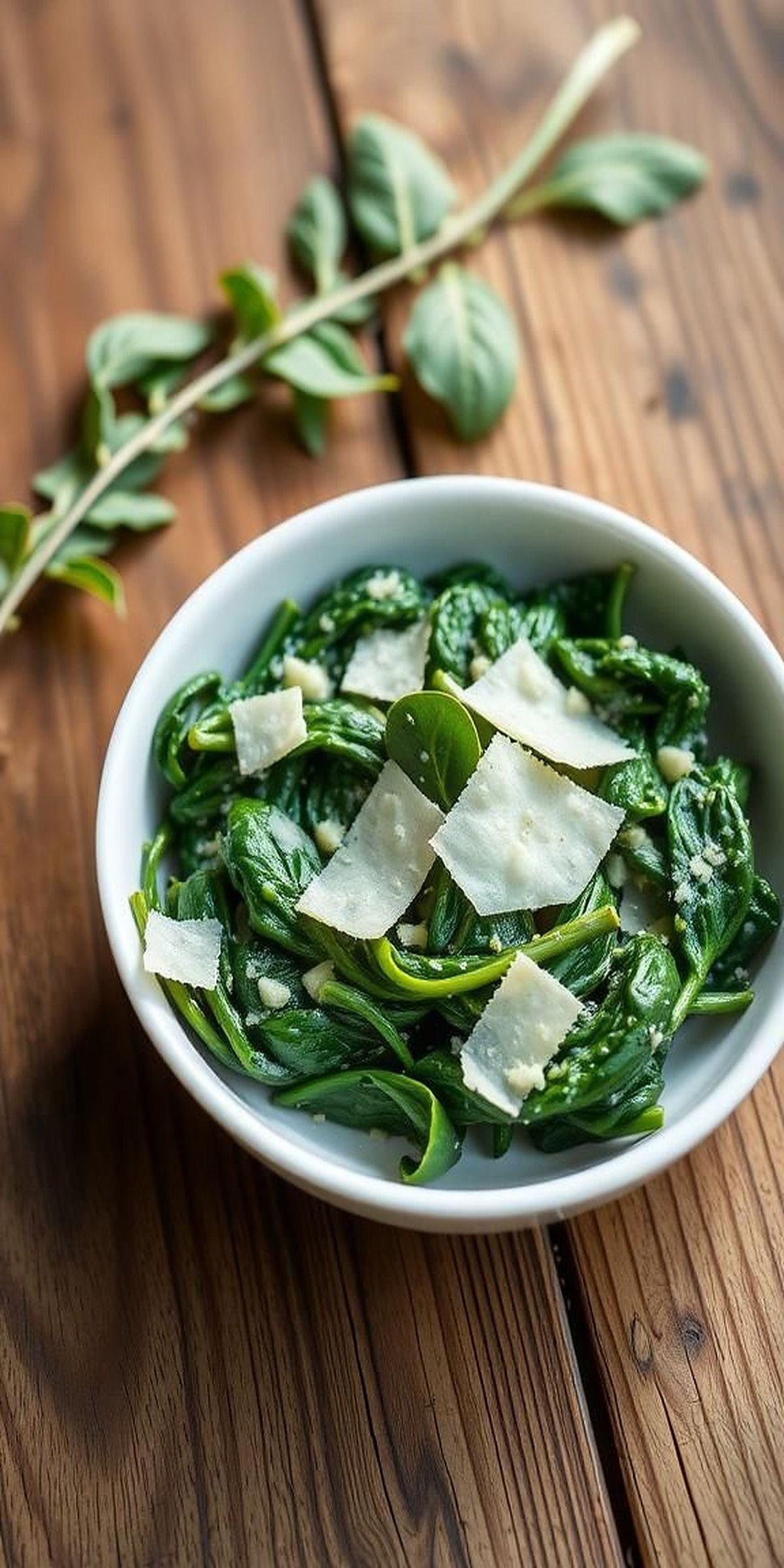 Creamed Spinach With Parmesan and Nutmeg