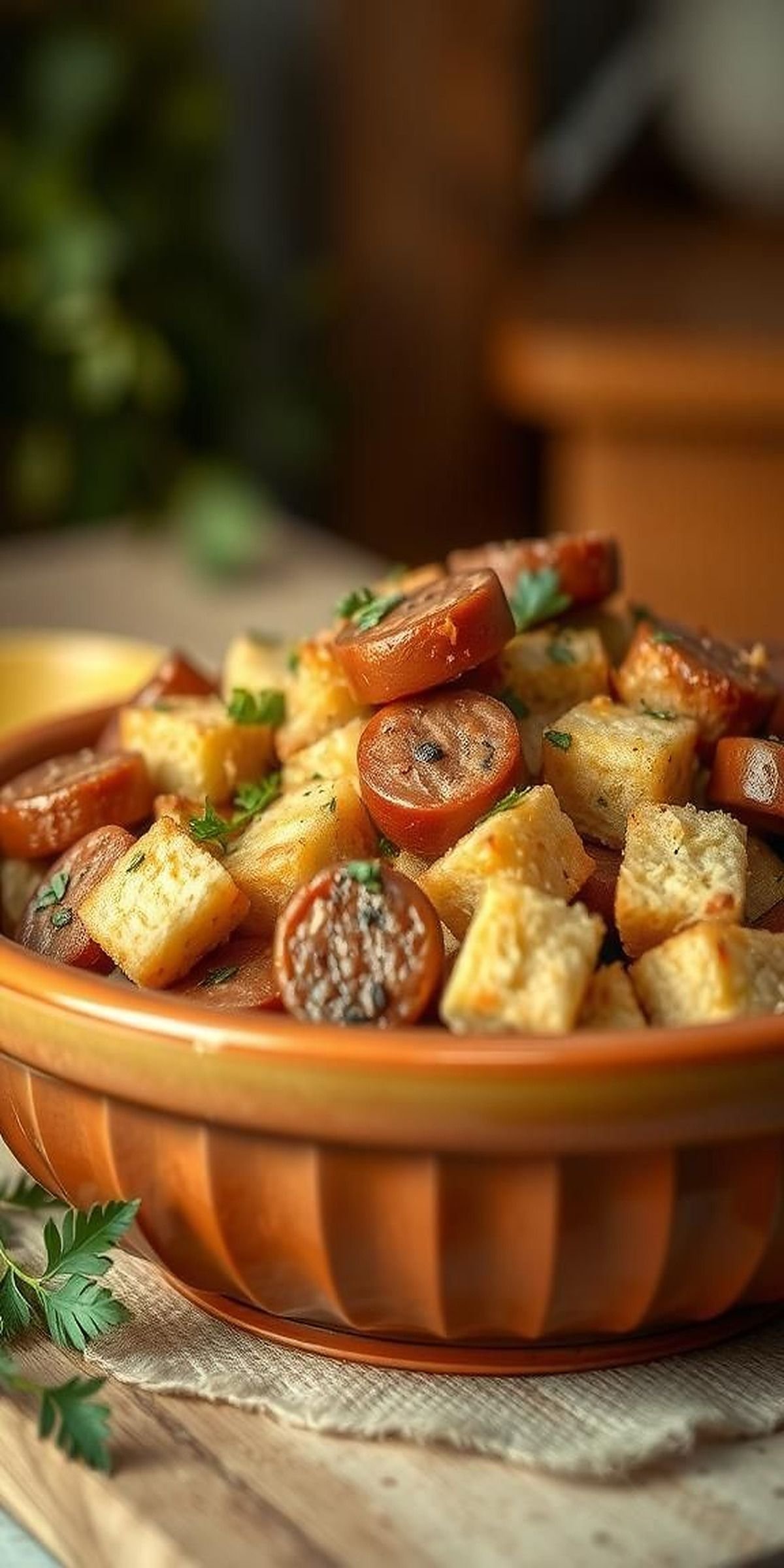 Savory Stuffing With Sausage and Fresh Herbs