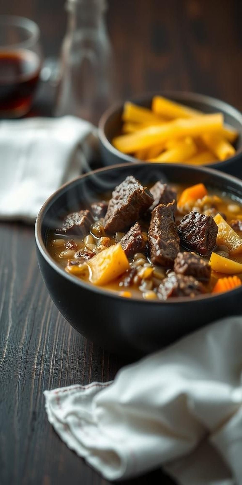 Beef and Barley Soup Packed With Hearty Ingredients