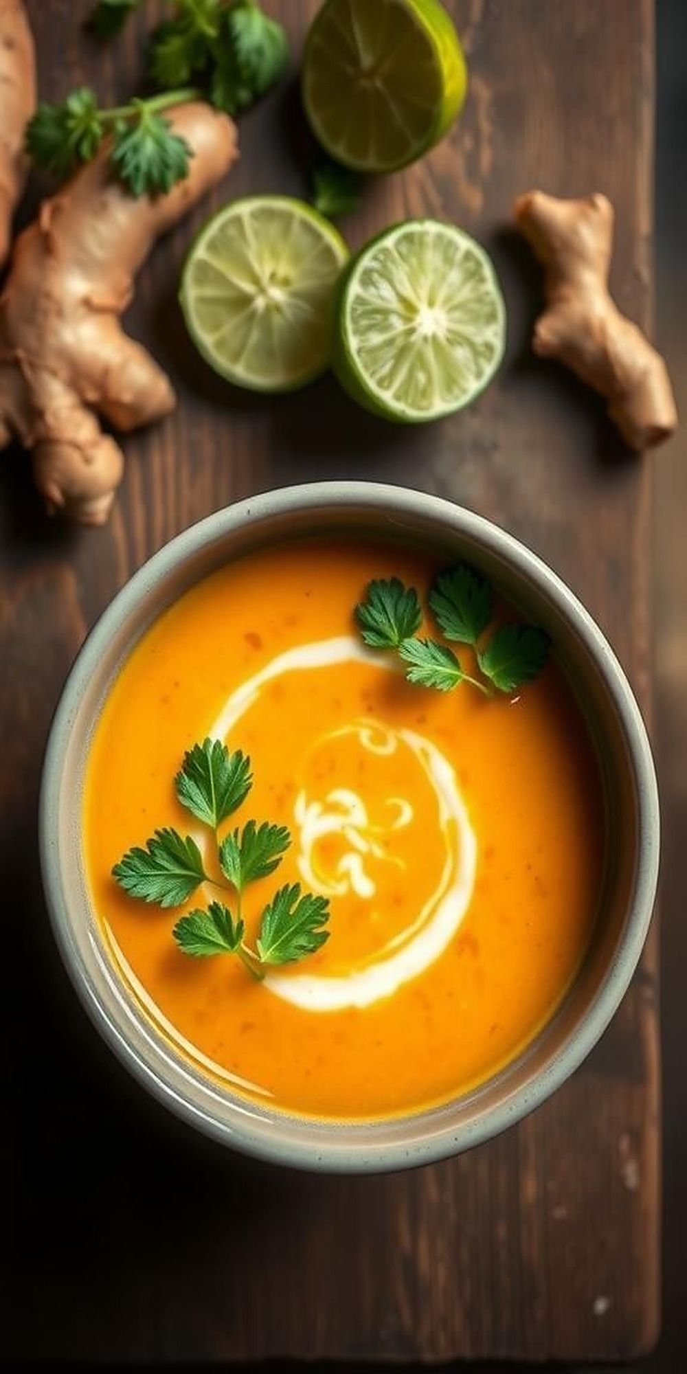 Sweet Potato and Coconut Soup With Creamy Goodness