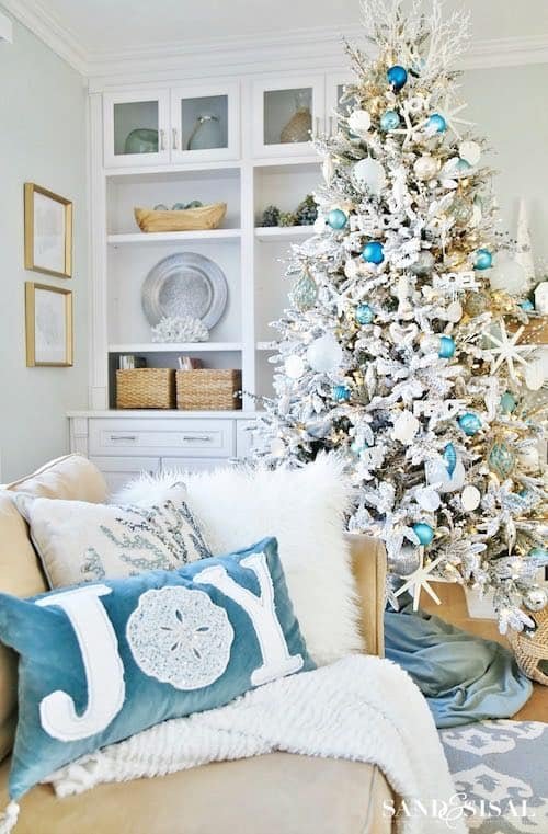 Coastal Christmas Pillows