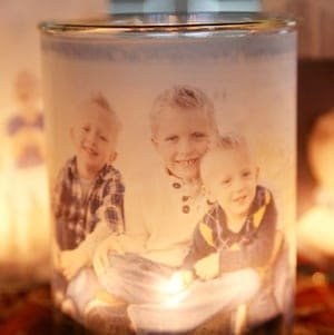 Easy and Affordable Glowing Family Photo Luminaries from Our Best Bites