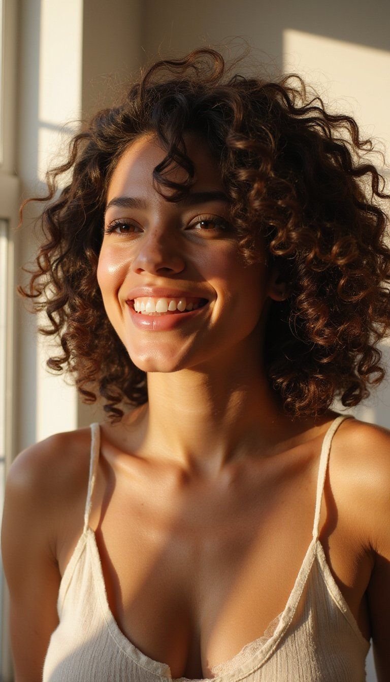 Curly Bixie With Defined Ringlet Layers