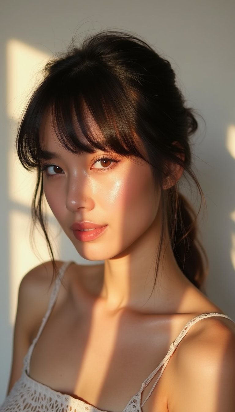 Long-Top Bixie With Soft Face-Framing Bangs