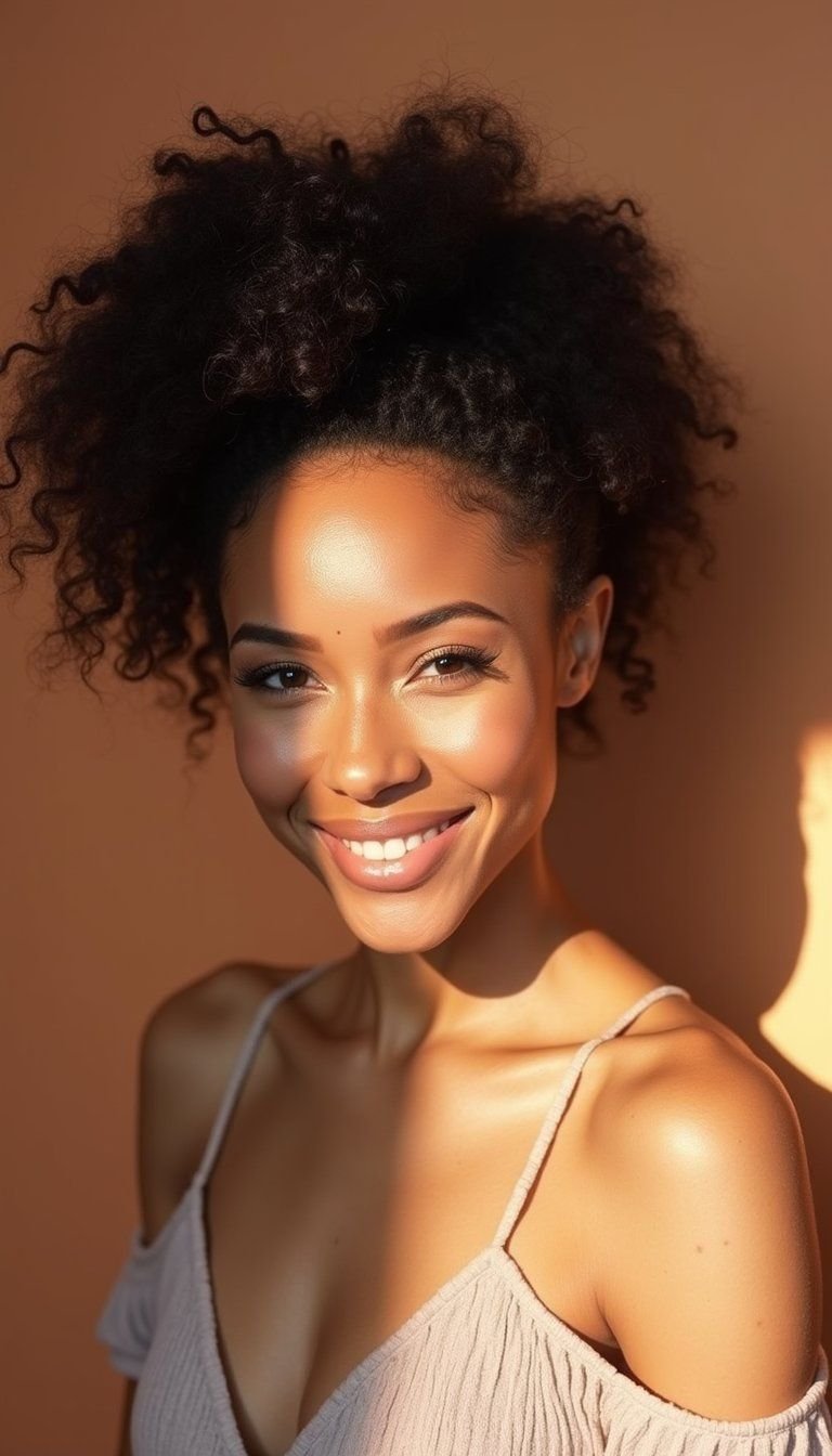 Tiny Defined Coils With High Shine Finish