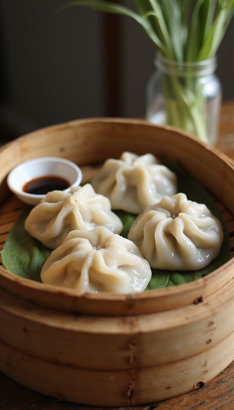 Gluten-Free Rice Wrapper Pork Dumplings