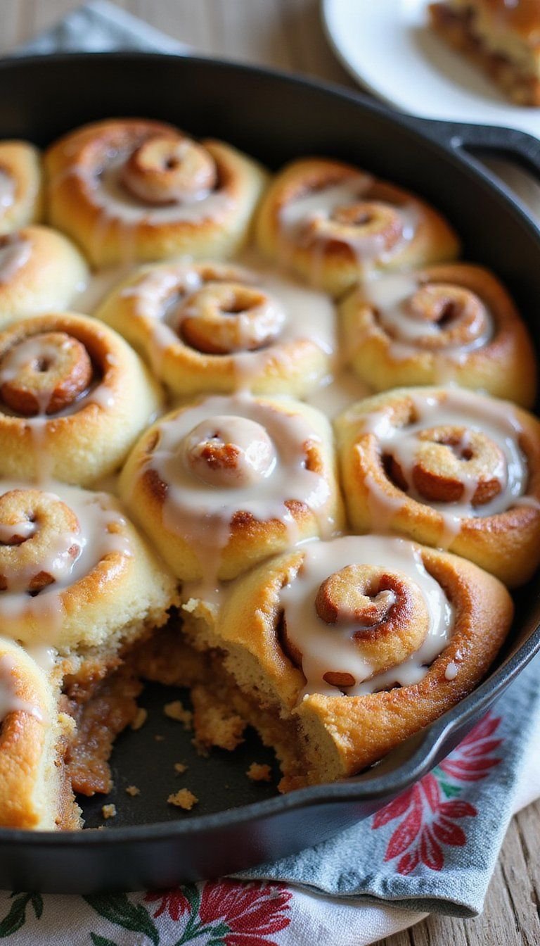 Cinnamon Roll Pull-Apart Breakfast Casserole For Holidays