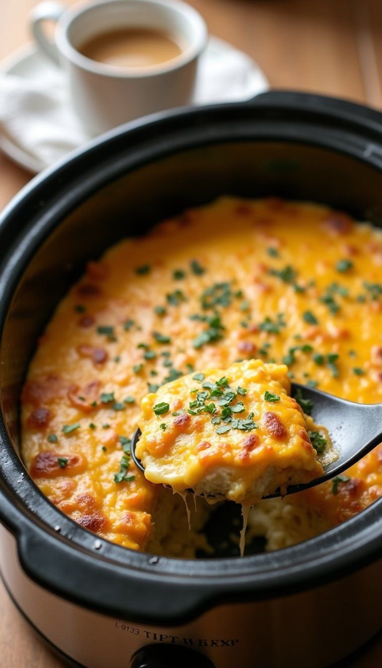 Slow Cooker Make-Ahead Christmas Breakfast Casserole