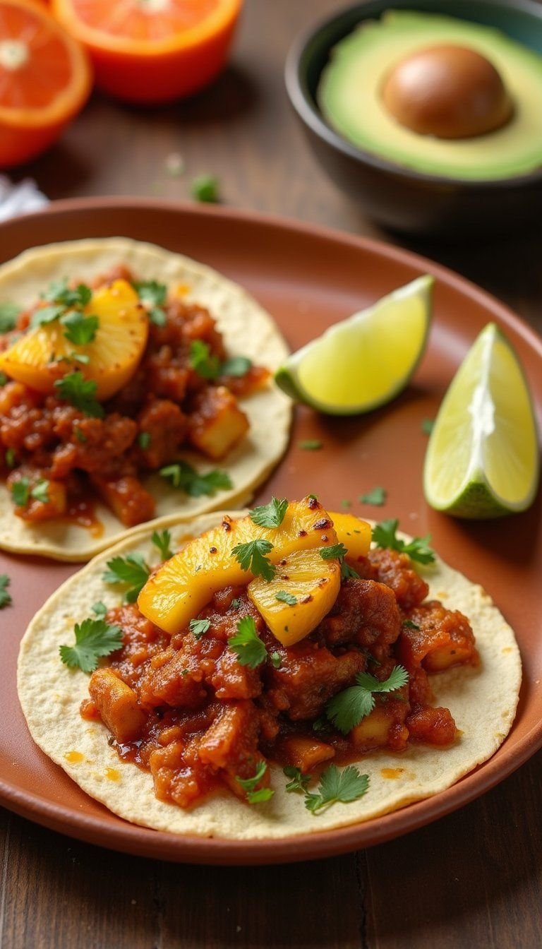 Jackfruit Al Pastor Tacos For Plant-Based Guests