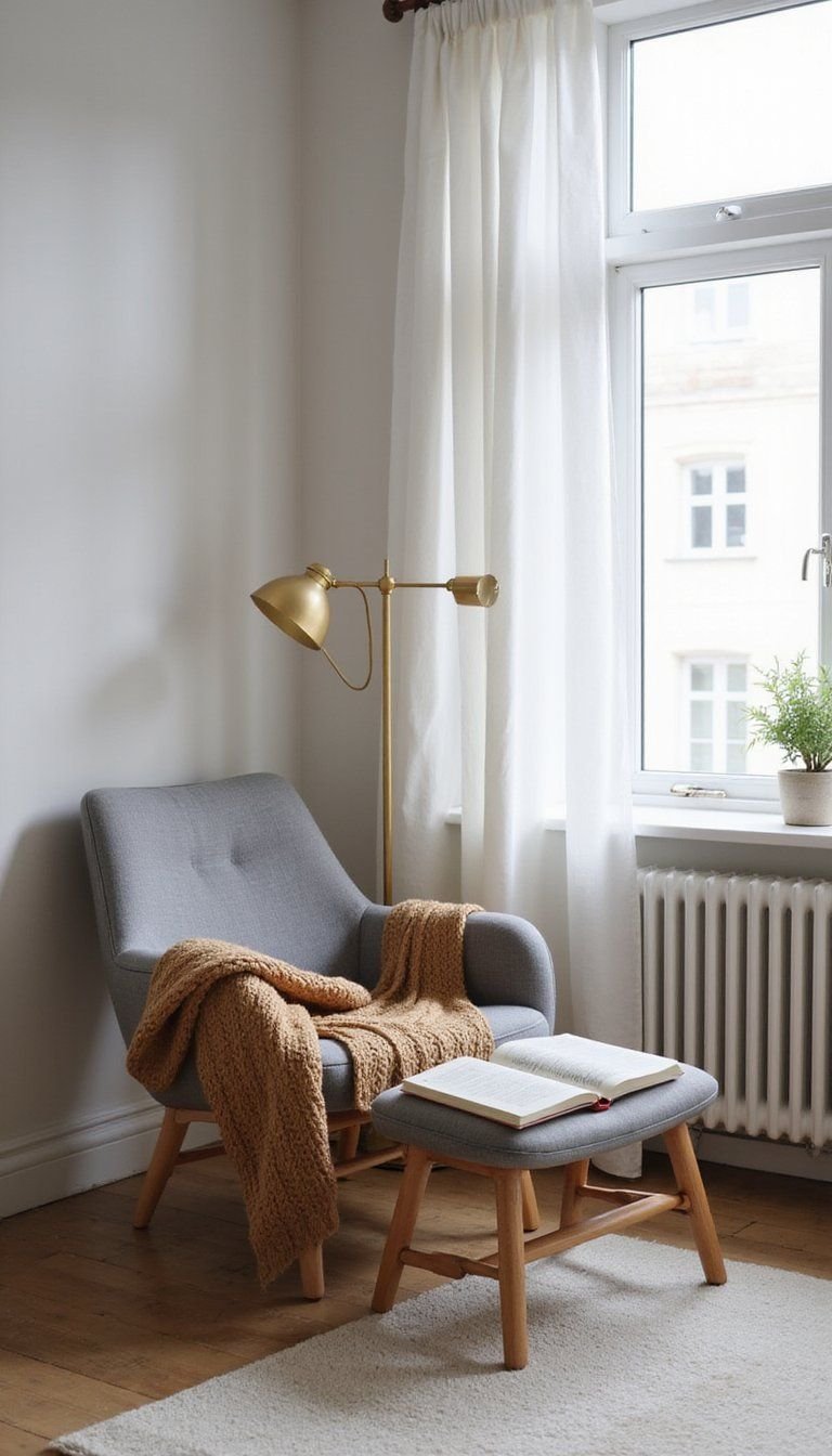 Minimal Scandinavian Nook With Neutral Palette
