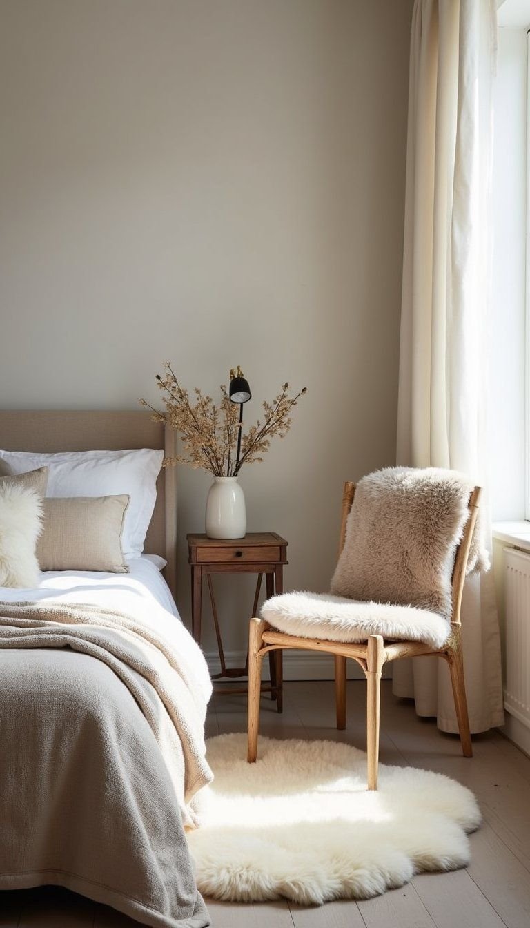 Sheepskin Rugs And Faux Fur Accents Everywhere