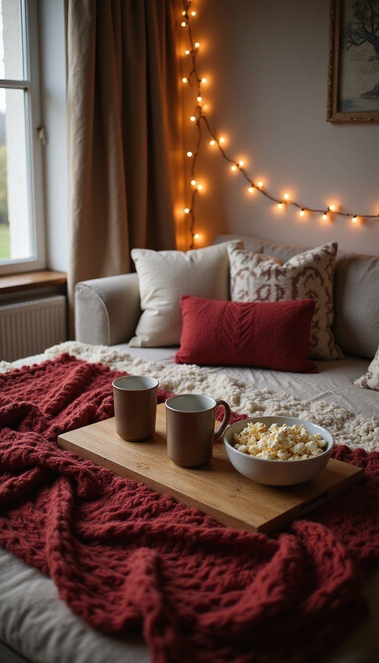 Classic Cozy Blanket Fort For Family Movie Night