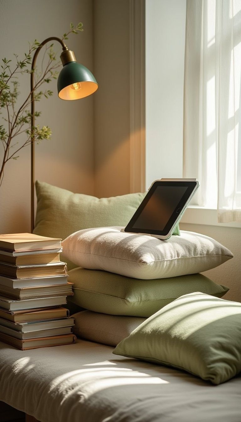 Cozy Reading Nook Cinema Combo For Quiet Nights