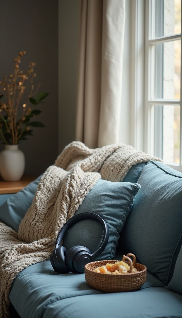 Silent Movie Night With Wireless Headphones For Apartments