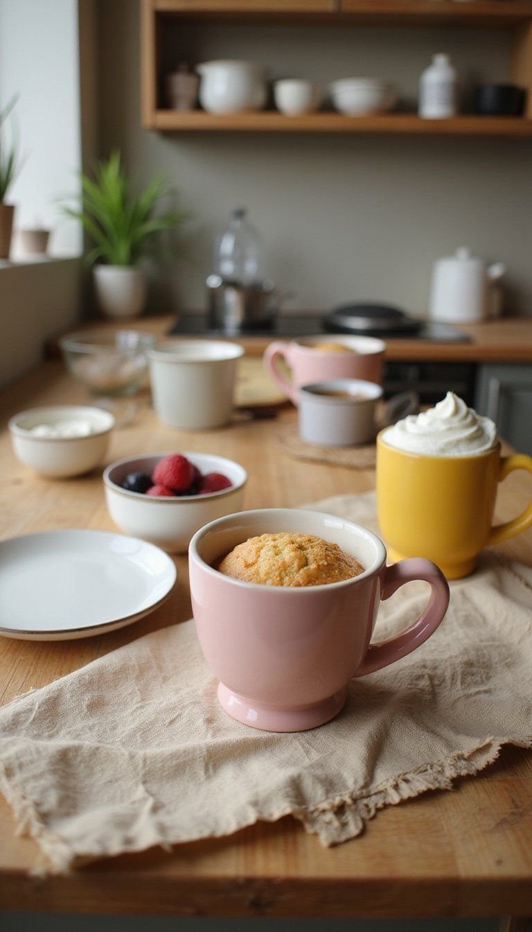 Single-Serve Mug Cake Dessert For Quick Movie Breaks