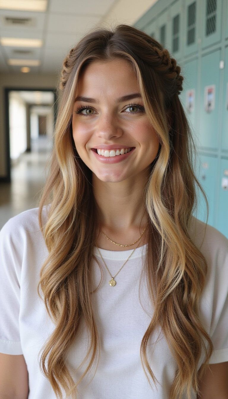 Classic French Braid With Polished Finish