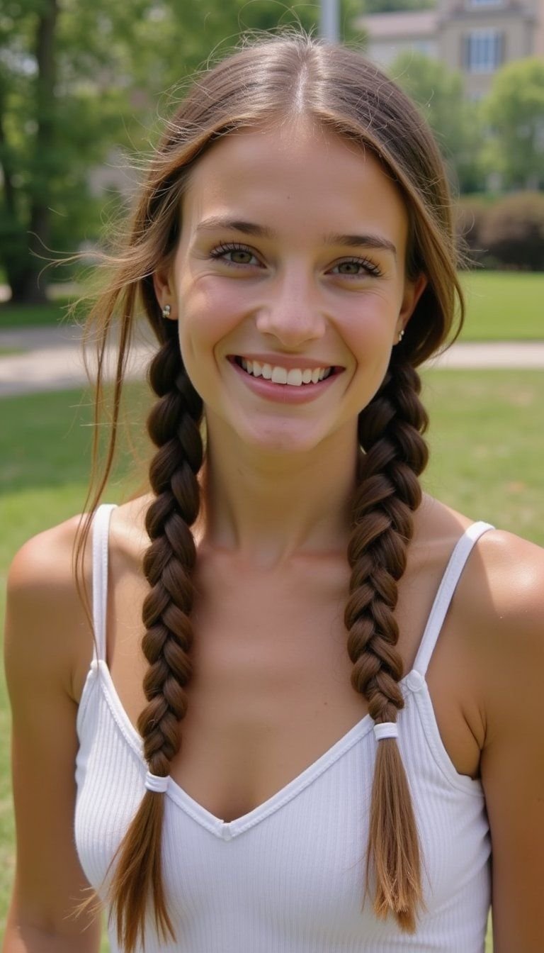 Playful Double Dutch Braids For Active Days