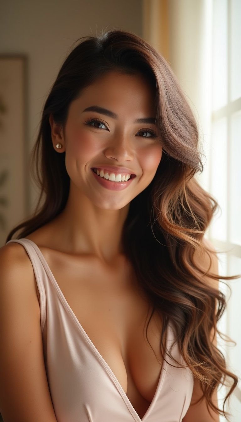 Voluminous Blowout With Deep Side Part Finish