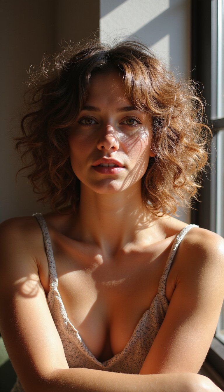 Shaggy Diffused Curly Cut With Feathered Layers