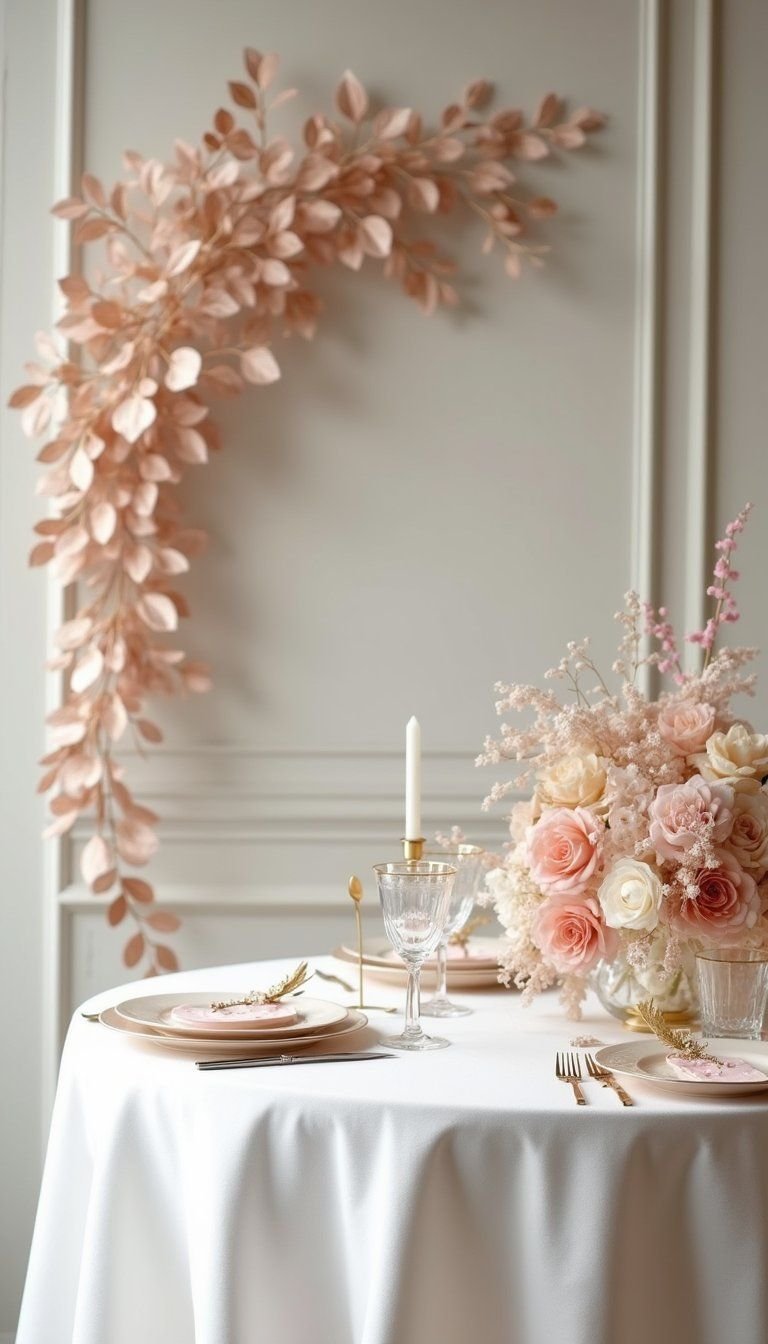 Paper Quilling Leaf Garland For Fancy Events