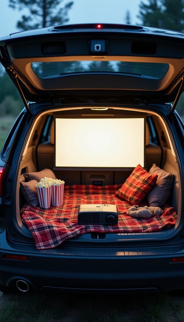 Movie Night Spooky Cinema Trunk With Projector
