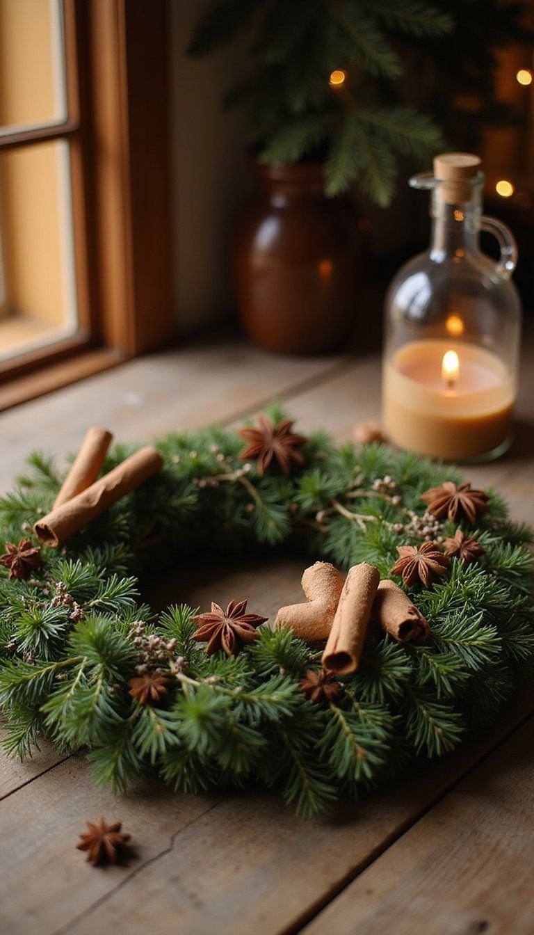 Cinnamon Stick And Star Anise Spice Wreath