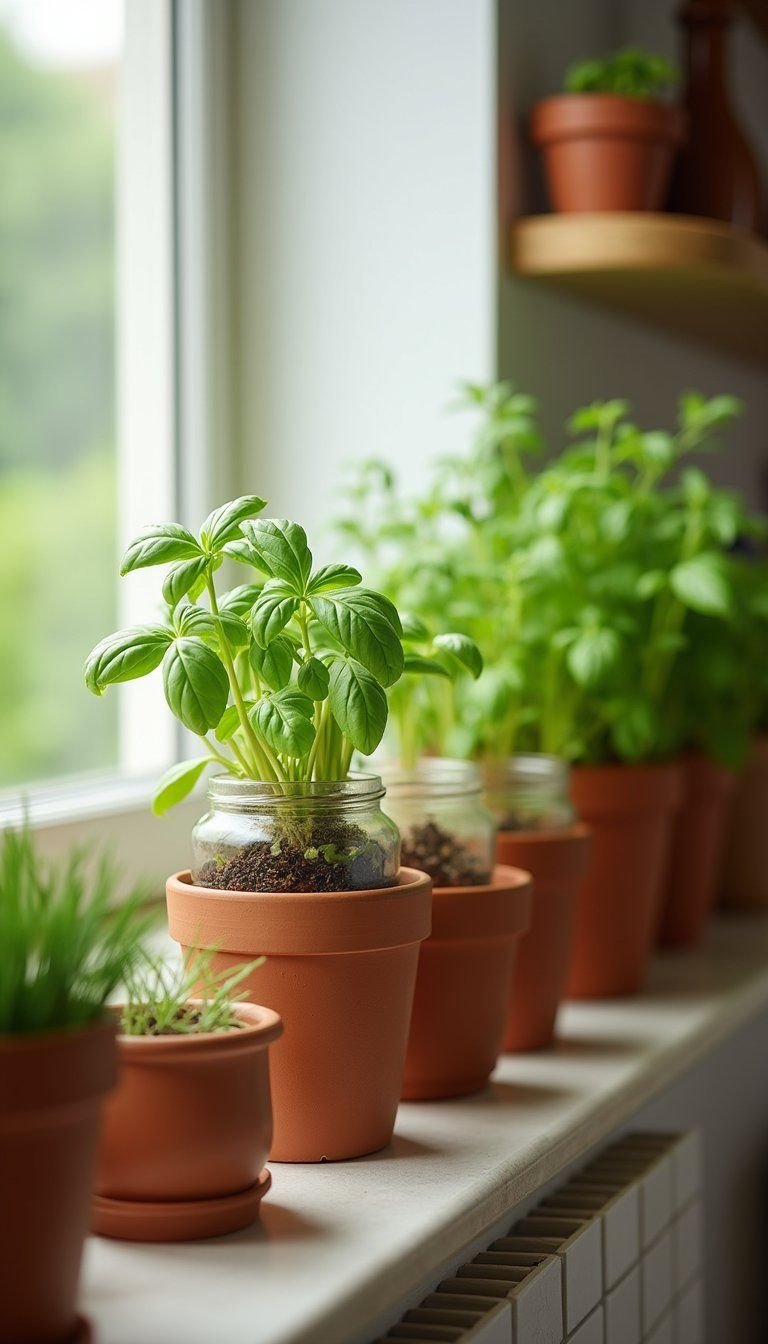 DIY Window Herb Garden Starter Kit