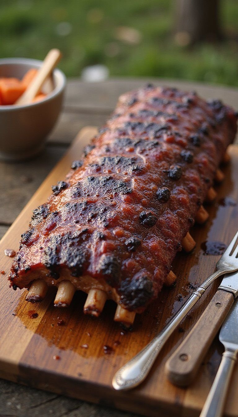 Sweet And Smoky BBQ Ribs In Foil For Tasty Nights