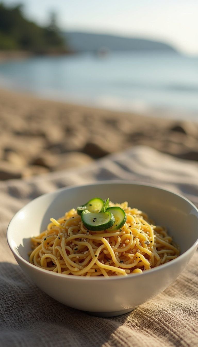 Cold Sesame Noodle Salad For Easy Sharing