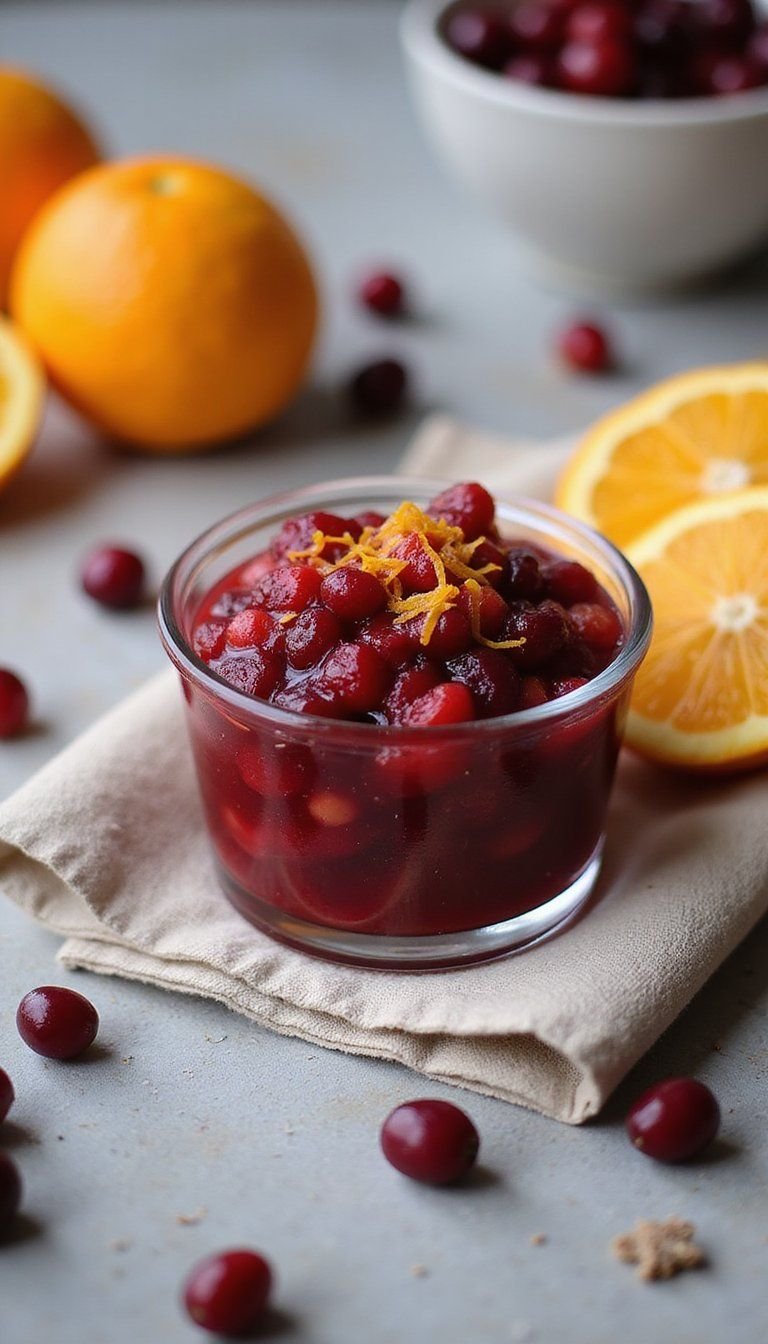 Cranberry Orange Relish With Zest And Honey