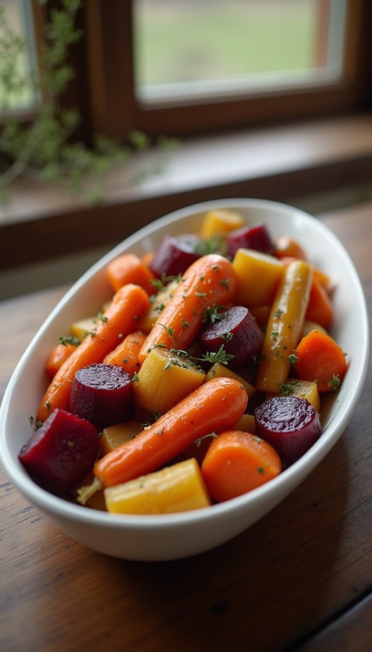Roasted Root Vegetable Medley With Warm Spices