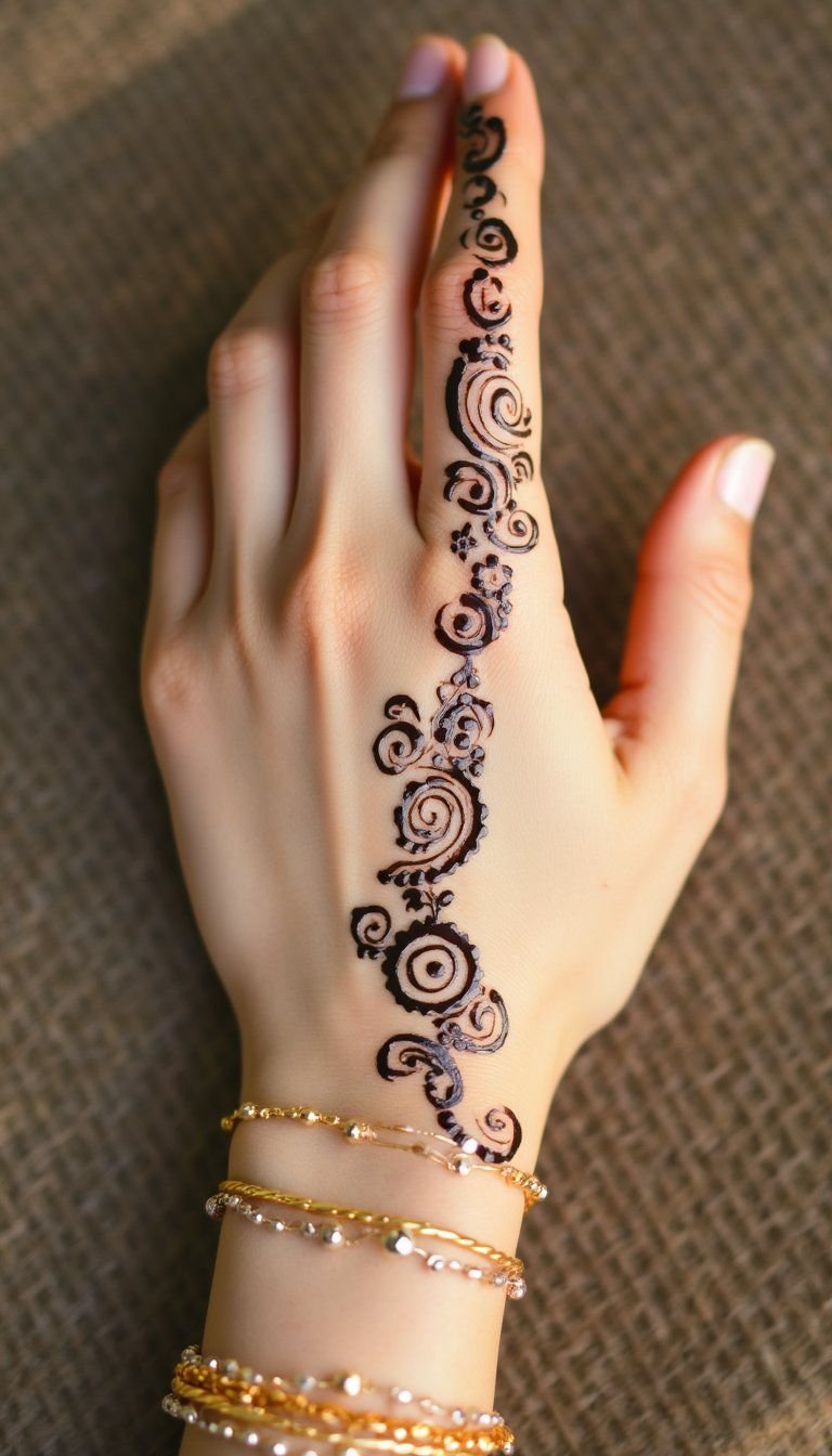 Tattoo-Style Fine Line Script Name Designs