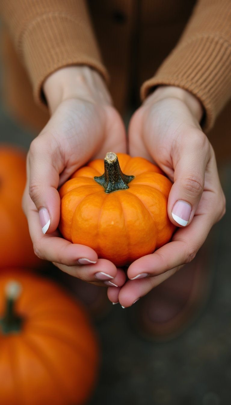 Pumpkin Patch French With Tiny Pumpkin Accents