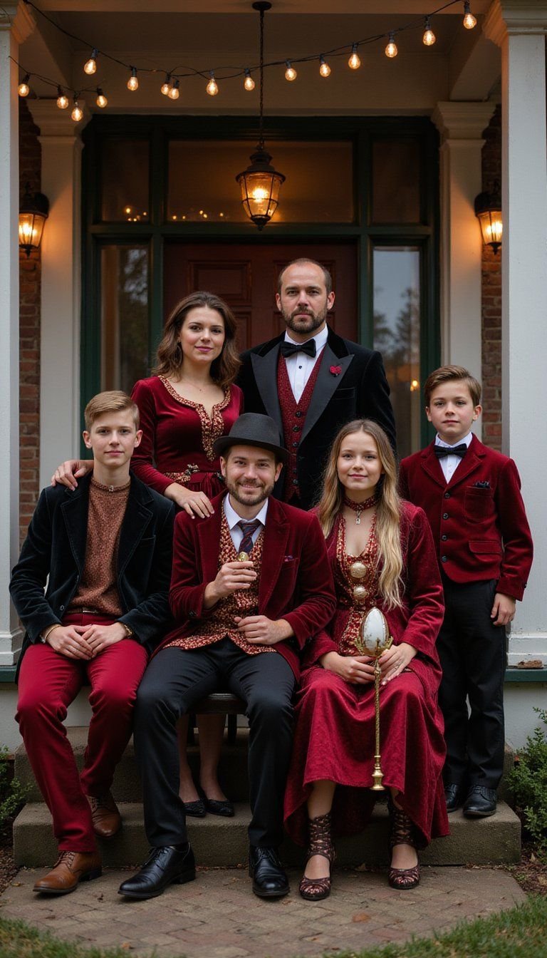 Circus Troupe Costume Theme For Family Fun