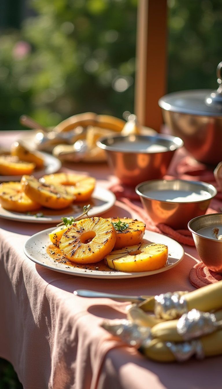 Sweet Grilled Dessert Bar For Dad