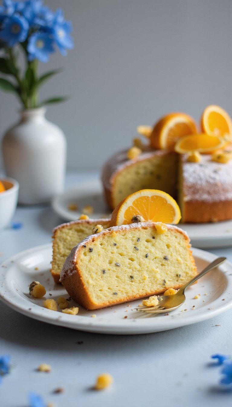 Citrus Olive Oil Cake With Poppy Seeds
