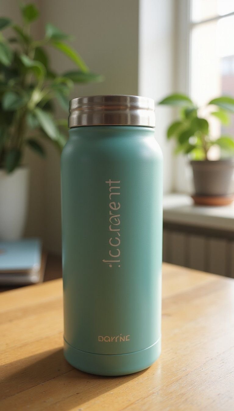Reusable Teacher Coffee Thermos With Name Decal