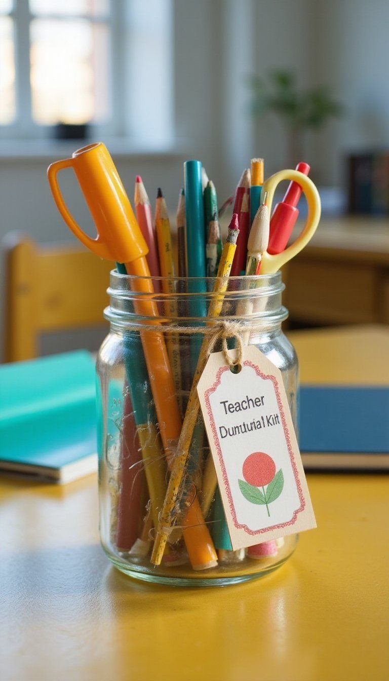 Teacher Survival Kit In Mason Jar